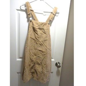 Womens Corduroy Overall Dress